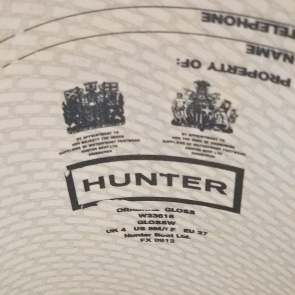 HUNTER Rain Boots Original Gloss Wine-Coloured - Picture 4 of 8